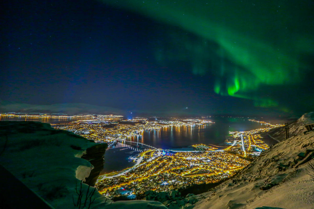 شفق قطبی در نروژ