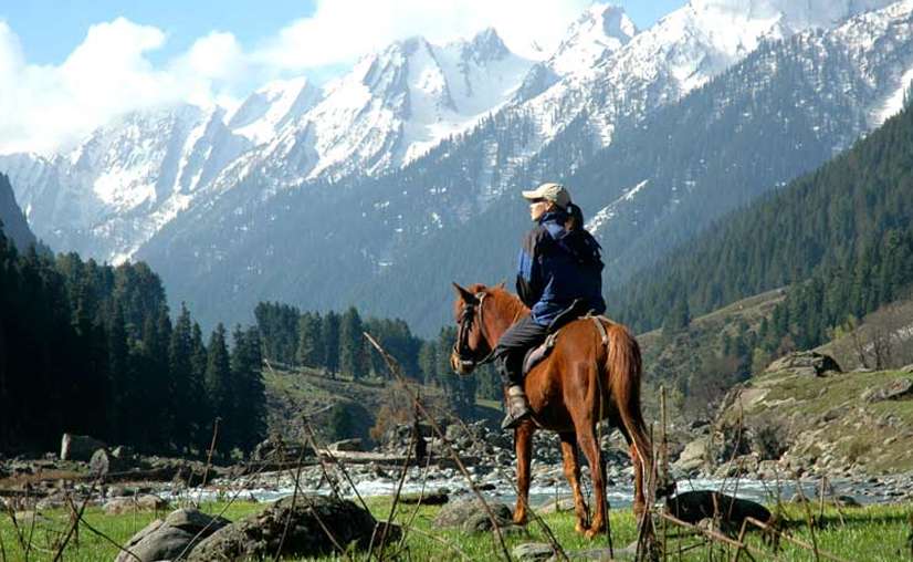 اسب سواری در کشمیر