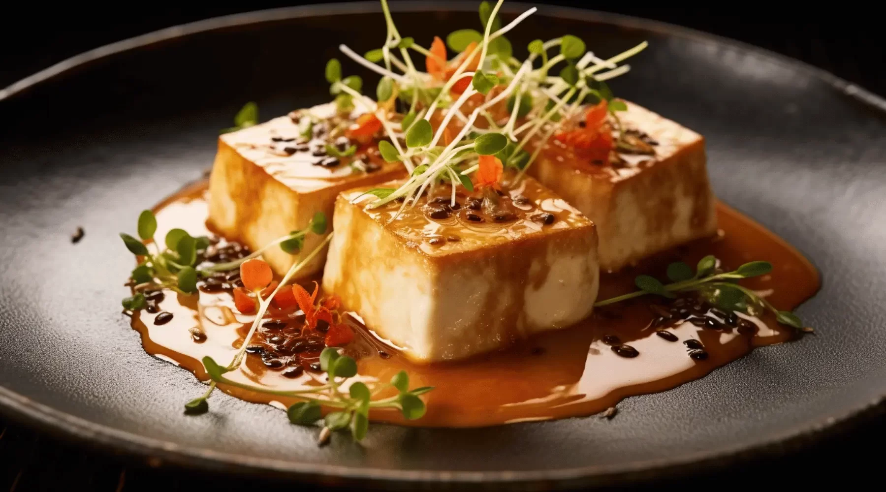 توفو غذای گیاهخواری ژاپنی