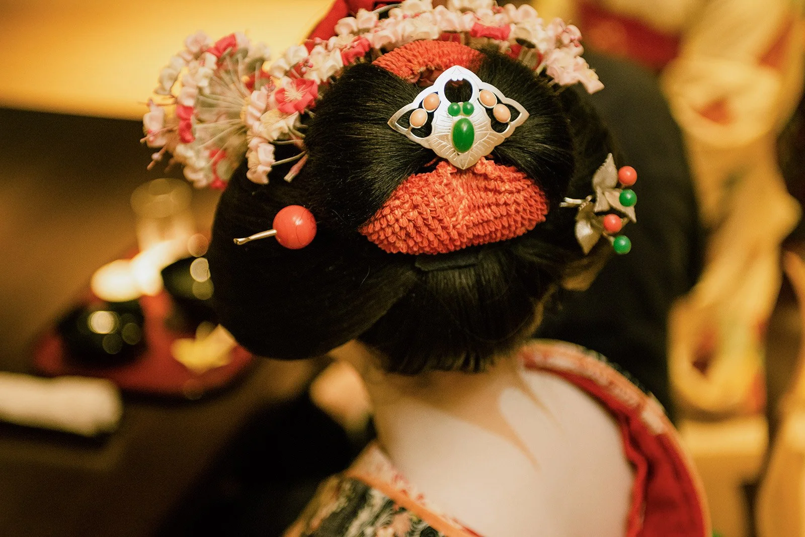 موهای یک گیشا