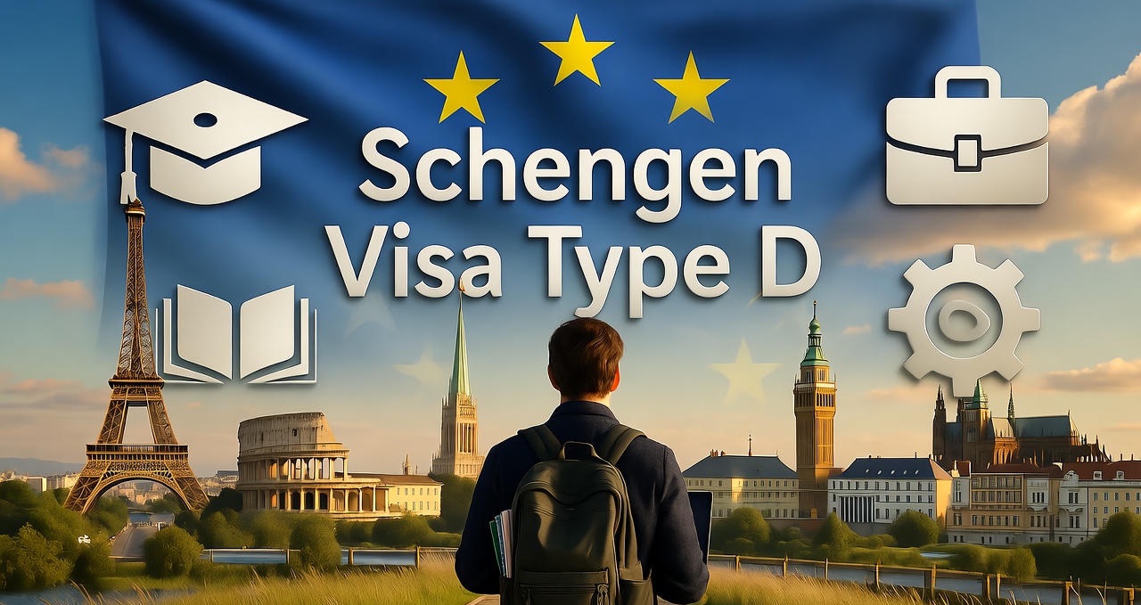 ویزای شینگن نوع D: ویزای ملی برای اقامت طولانی