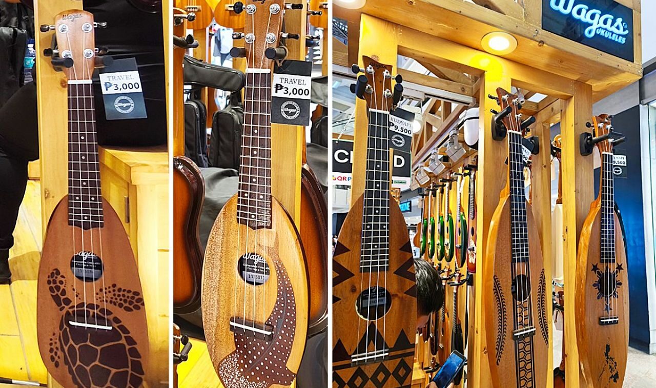 گیتار و اوکلله رنگارنگ