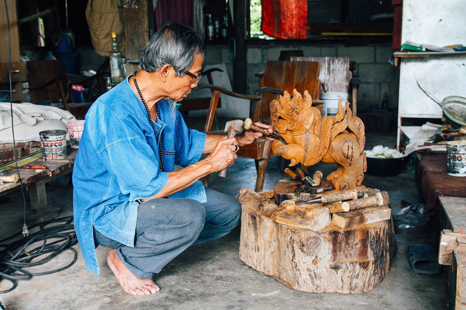 حکاکیهای چوبی