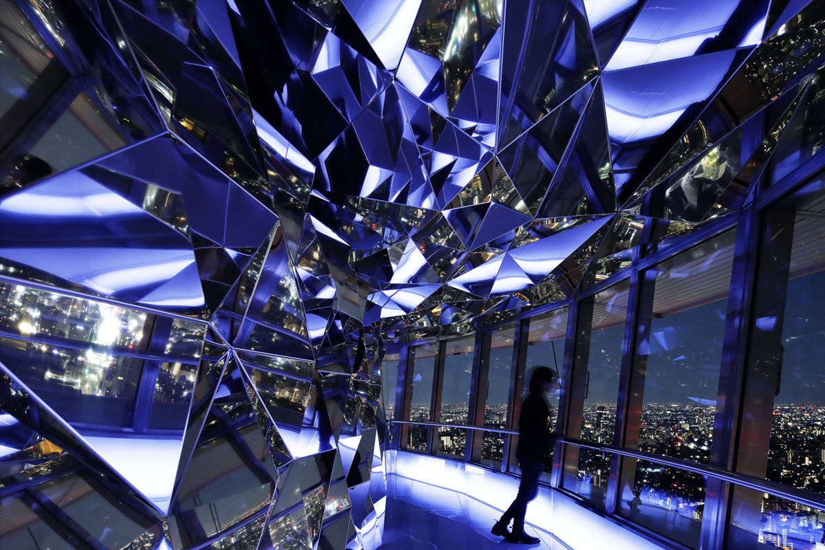 تماشای شهر از بالای برج توکیو