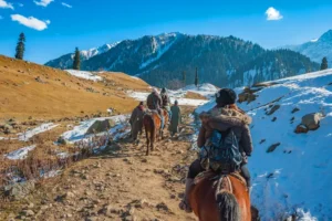 اسب سواری در طبیعت سونمارگ