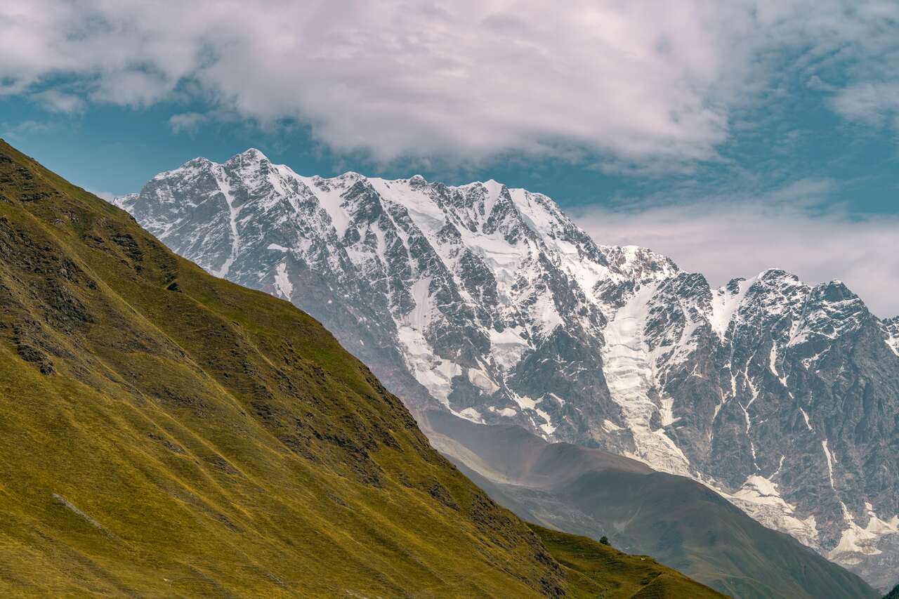 مسیر پیمایش یخچال طبیعی شخارا