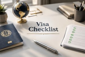 چک‌لیست قبل از ثبت درخواست ویزا