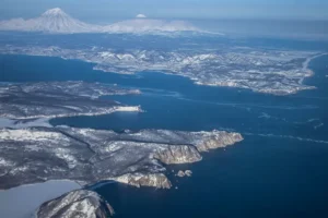 عکس هوایی از خلیج آواچا
