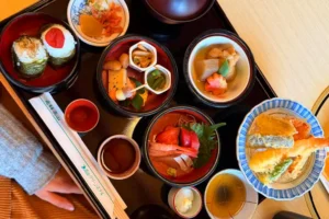 تجربه غذای سنتی ژاپنی